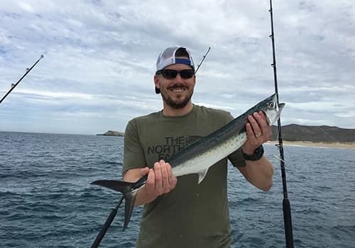 Tim McCoy enjoying fishing - one of his favorite hobbies when not inspecting homes